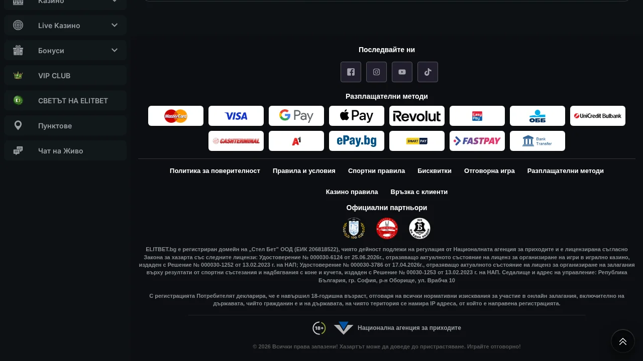 ElitBet: Лиценз и сигурност