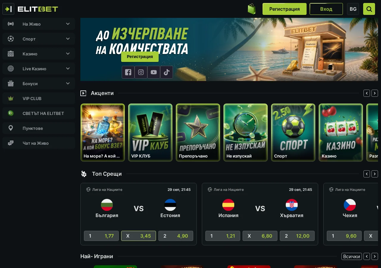 ElitBet: Преглед